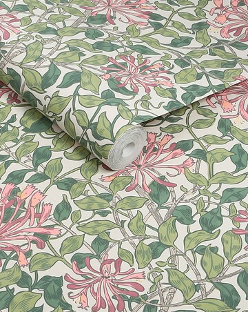 William Morris at Home Honeysucke Blossom Wallpaper