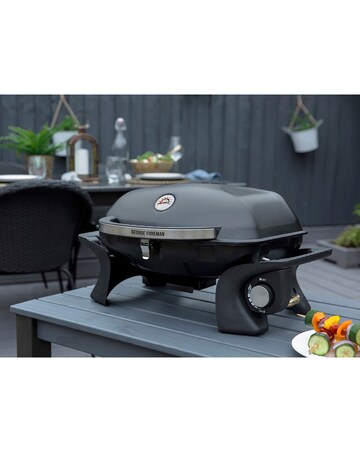George Foreman Portable 1 Burner Gas BBQ