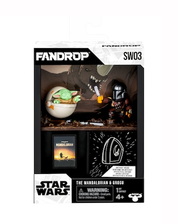 FanDrop Star Wars W1 Figure 2pk Mandalorian vs Grogu