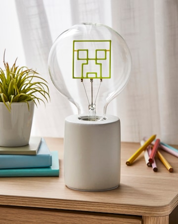 Minecraft Creeper LED Neon Bulb Lamp UK