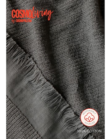 Cosmo Textured Cotton 4 Piece Towel Bale