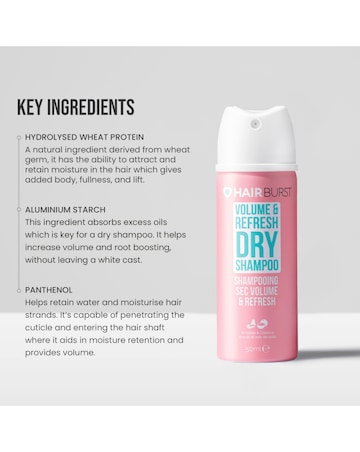Hairburst Mini Volume & Refresh Dry Shampoo - 50ml
