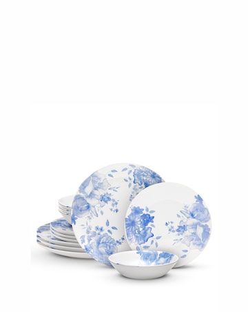 Wade Floral 12 Piece Dinner Set