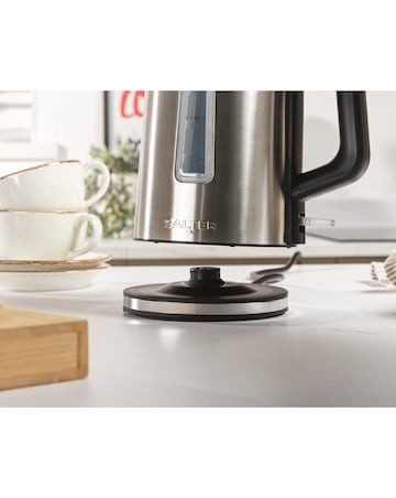 Salter Stainless Steel Kettle, Toaster and Microwave