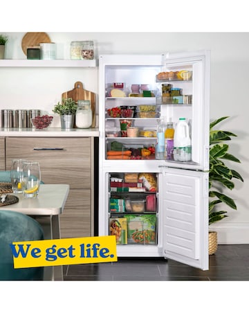 Russell Hobbs RH145FF501E1W 50cm Fridge Freezer White - 144cm Height