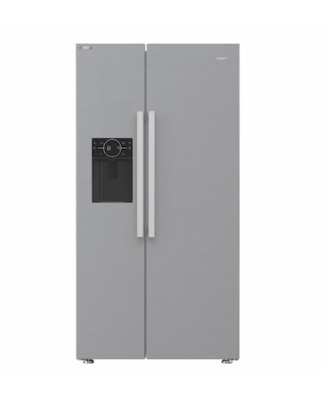 Hotpoint HPG2 6573W XP4UK Fridge Freezer Water and Ice Dispenser Silver +Install