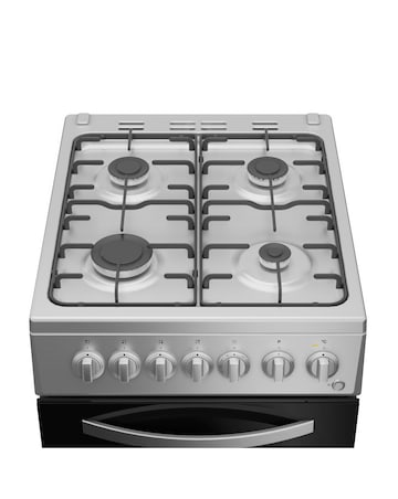 Indesit I5G3PMX 50cm Duel Fuel Single Cooker - Stainless Steel