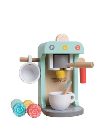 TP Owl & Fox Wooden Toy Coffee Maker