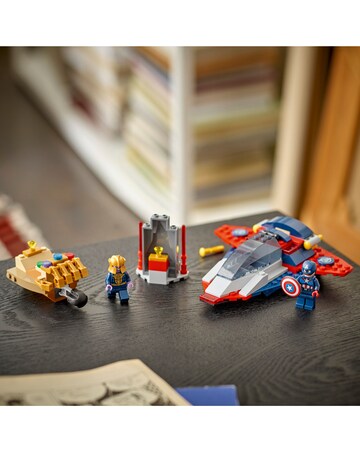 LEGO Marvel Captain America vs. Thanos, Super Hero Building Toy 76319