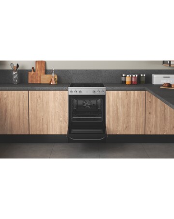 Hotpoint HS67V5KHX/UK Single Electric Cooker + Install