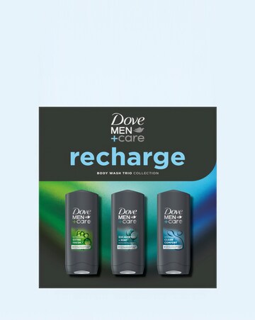 Dove Men + Care Recharge Bodywash Trio Gift Set Collection