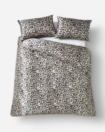 Joanna Hope Animal Print Silky Satin Duvet Set