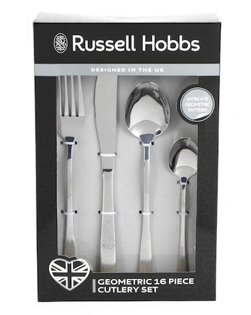 Russell Hobbs Geo 16 Piece Cutlery Set