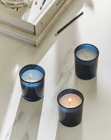 Hydrangea & Jasmine Set of 3 Votive Candles