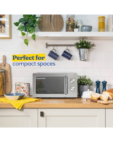 Russell Hobbs 20L Stainless Steel Manual Microwave