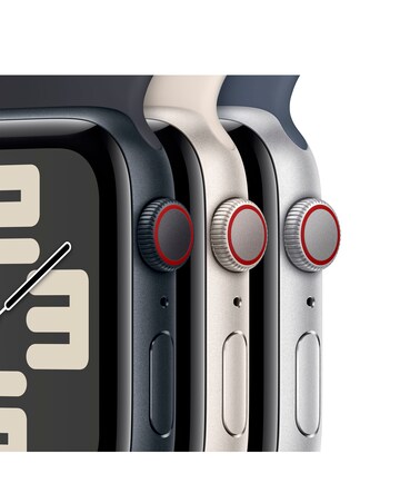 Apple Watch SE Cellular 40mm Starlight Aluminium Case, Starlight Sport Loop