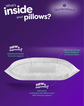 Slumberdown Super Support Pack of 2 Pillows