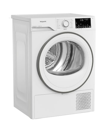 Hotpoint FabicCare C HSD 82M WW UK 8kg Heat Pump Tumble Dryer White + Install