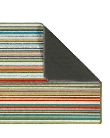 My Mat Candy Multi Stripe Washable Runner
