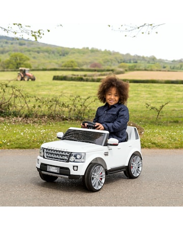 Xootz Land Rover Discovery Electric Ride-On Car - White