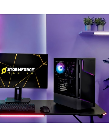 Stormforce Ryzen 5 4600G 8GB RAM 500GB SSD Windows 11 Gaming Desktop