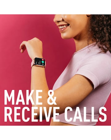 Reflex Active Series 23 Calling Smart Watch - Pink