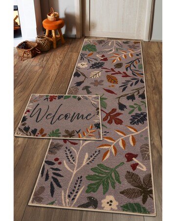 Autumn Welcome Runner and Doormat Set