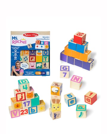 Melissa & Doug x Ms. Rachel Wooden Learning Blocks