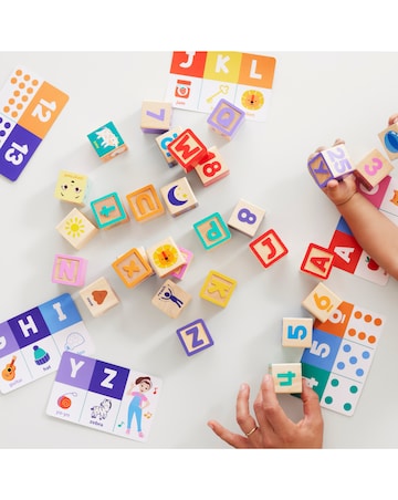 Melissa & Doug x Ms. Rachel Wooden Learning Blocks