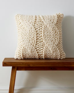 Chunky Knit Cushion