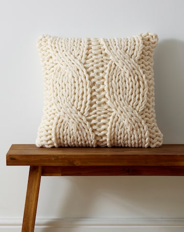 Chunky Knit Cushion
