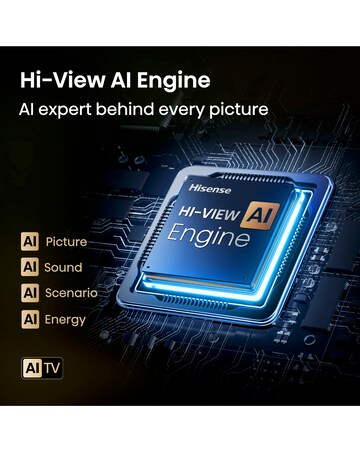 Hisense 43A6QTUK 43in 4K Ultra HD HDR LED Smart TV