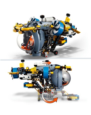 LEGO Technic Deep-Sea Research Submarine Toy Set for Kids 42201