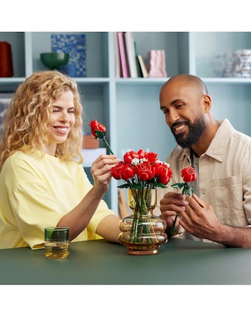 LEGO Icons Bouquet of Roses Flowers Set for Adults 10328