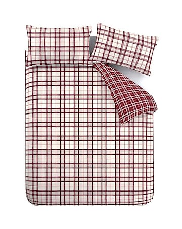 Catherine Lansfield Kelso Check Duvet Cover Set