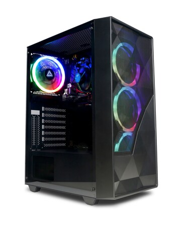 CyberPowerPC Eurus Gaming PC - AMD Ryzen 5 5600G 8GB RAM 500GB NVMe SSD
