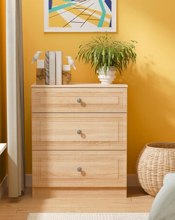 Richmond Ready Assembled 3 Drawer Chest