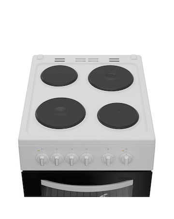 Indesit I5E3KMW 50cm Electric Single Cooker - White + Installation