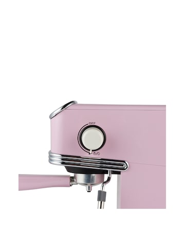 Salter Retro Pink Espresso Machine
