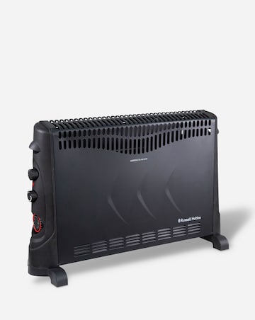 Russell Hobbs 2kW Black Convection Heater with Timer