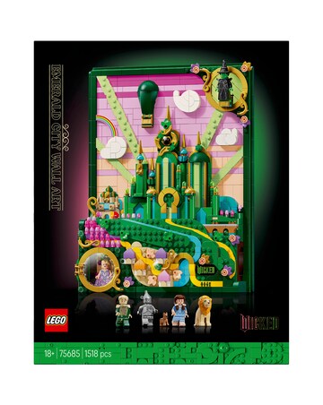 LEGO Wicked Emerald City Wall Art Aesthetic Fantasy Room Decor Gift 75685
