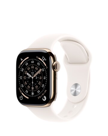 Apple Watch Series 11 GPS + Cellular 46mm - Light Blush Sport Band - S/M