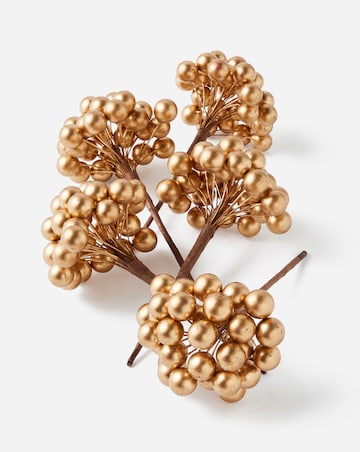 Gold Berry Pick - Set of 5