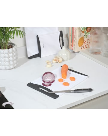 Salter 3 Piece Plastic Chopping Board Set
