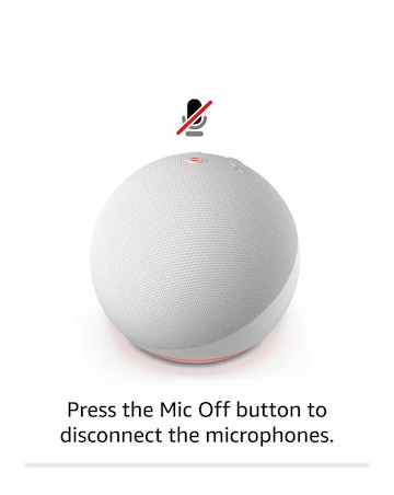 Amazon Echo Dot (5th Gen 2022) Smart Speaker with Alexa - Glacier White