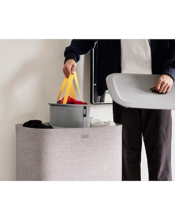 Joseph Joseph Tota 90L Trio Laundry Separation Basket Grey