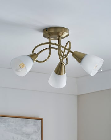 3 Shade Ceiling Light