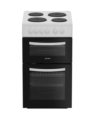 Indesit ITE5EMW 50cm Electric Twin Cooker - White