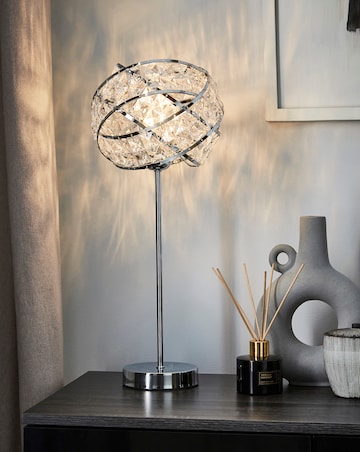 Twist Acrylic Table Lamp