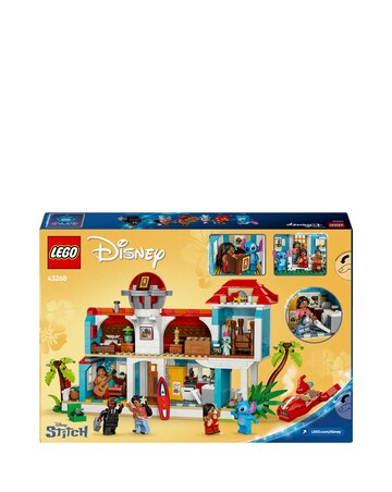 LEGO Disney Lilo and Stitch Beach House Building Toy 43268